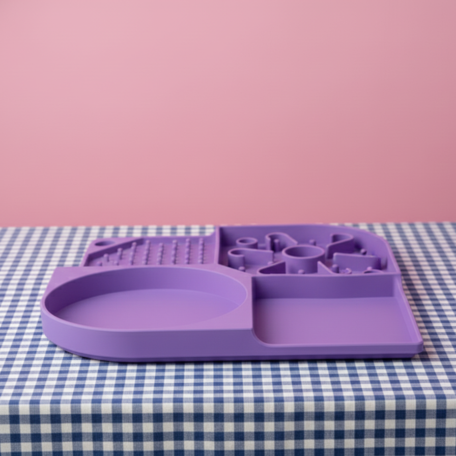 Pet Silicone Mat with Sections
