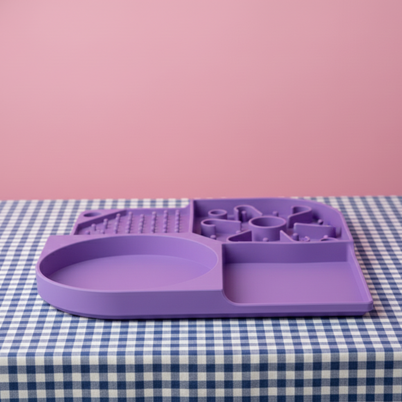 CalmPaws Silicon Treat Maze - Pet Silicone Mat with Sections (For All Dogs)