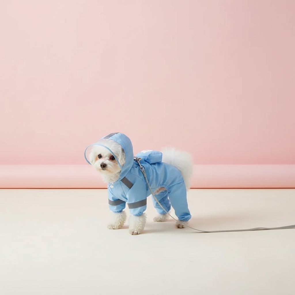 Transparent Thickened Waterproof Dog Raincoat