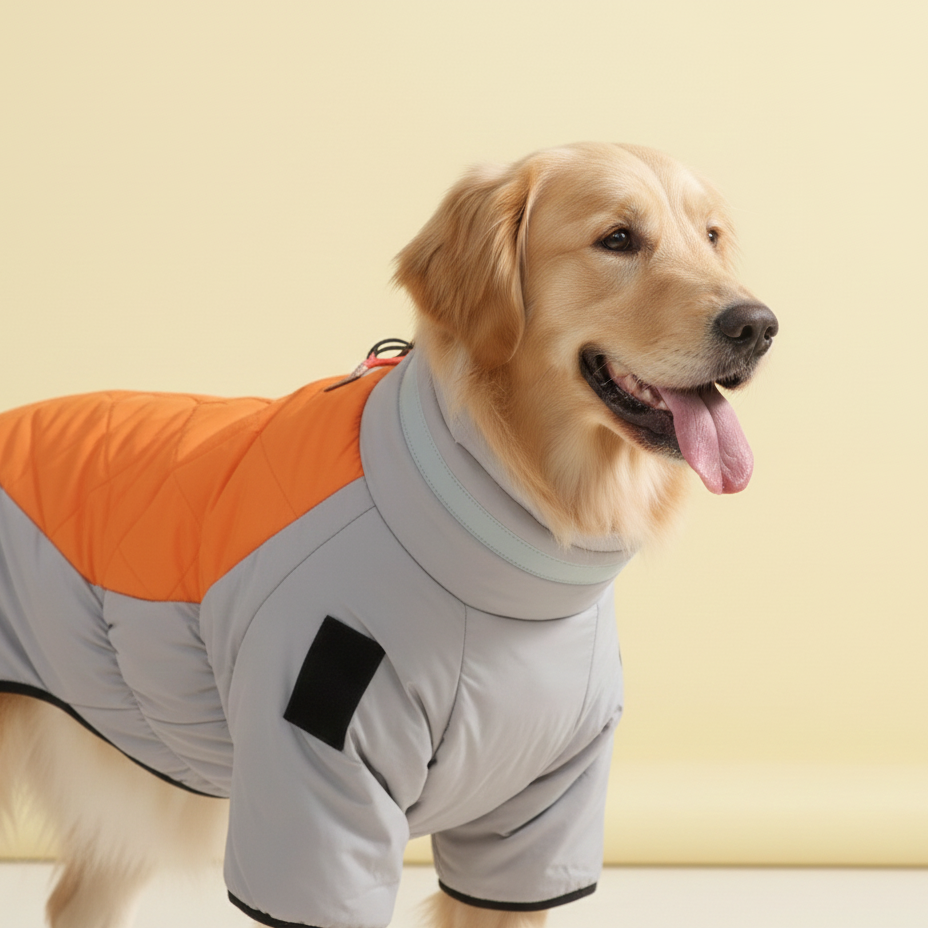 Waterproof Autumn & Winter Pet Warm Cotton-Padded Coat