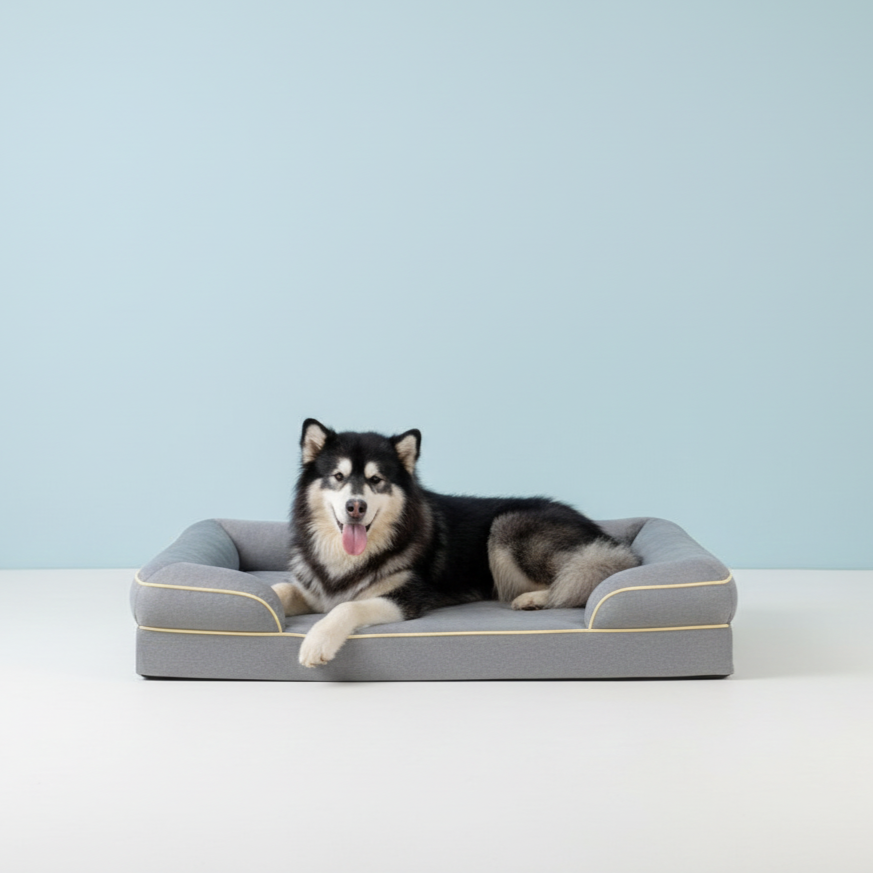 Pet Rectangle Bed for Big Dogs